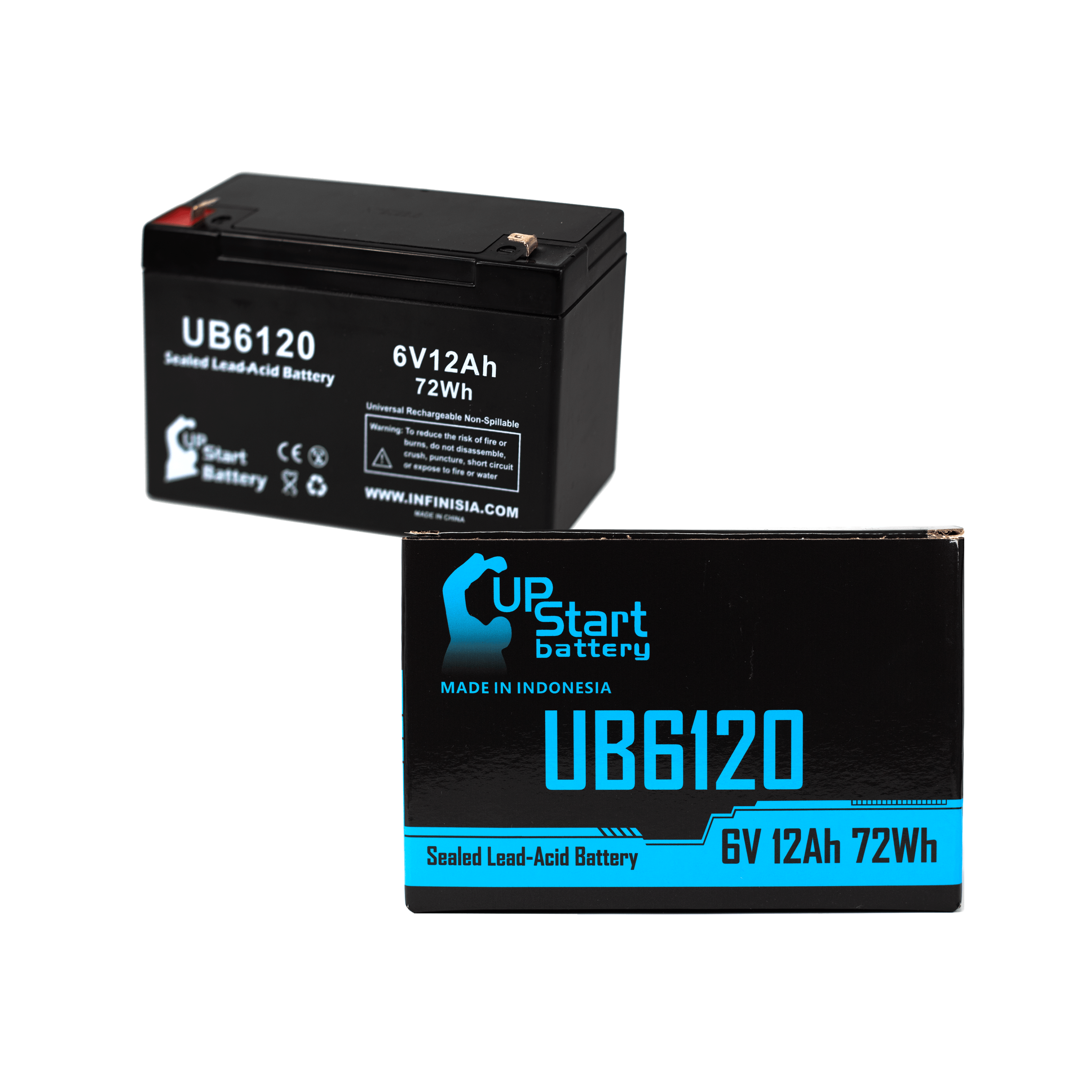 APC RBC18 Battery UB6120 6V 12Ah Sealed Lead Acid SLA AGM | eBay